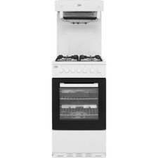 Beko KA52NEW Gas Cooker with Gas Hob 50cm Free Standing White A New