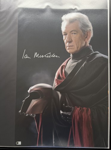 Ian mckellen signed men - mckellen, x-men