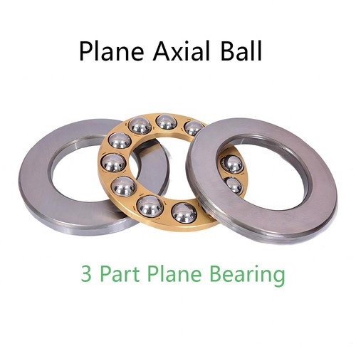 Plane axial ball - ball, bearing