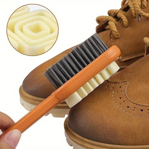 Shoe brush in - shoe,