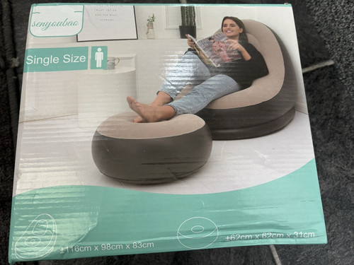 Easyrelaxx inflatable lounger - inflatable,