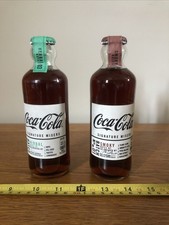 Coca Cola Signature Mixers Spicy And Herbal Collectors Glass Bottles