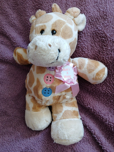 Buttons hummatt giraffe soft - giraffe,