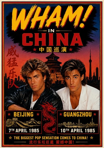 Wham china 1985 concert a4 - china,