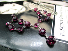 Art Deco 1930s  Amethyst Glass