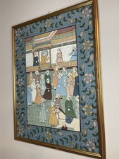 Vintage Hand-Painted Indian /