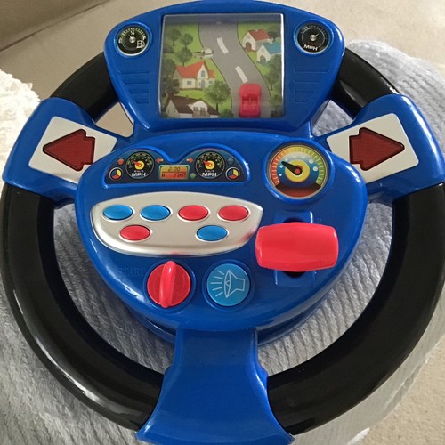 Toy steering wheel - steering, lights