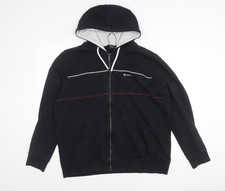 Ben Sherman Men's XL Dark Navy Cotton Full Zip Hoodie Jacket