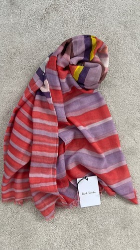 Paul smith striped wool - striped, scarf