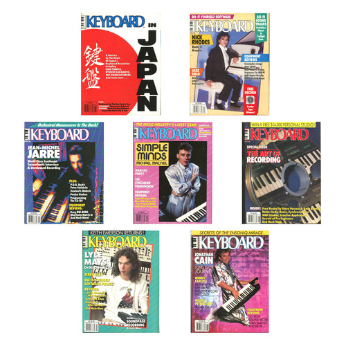 Keyboard magazine lot - keyboard,