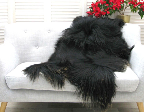 Icelandic sheepskin rug shaggy - icelandic,
