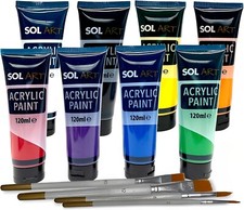8 Tubes Acrylic Paint 120ml