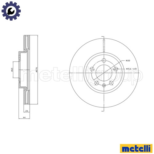 Brake disc 1842c for - 2x,