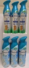febreze air freshener 300ml cotton fresh or pet fresh  x 3 or x 6 cans