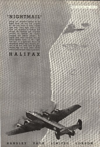 1943 handley page halifax - handley,