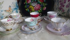 VINTAGE SET OF 6 MISMATCHED