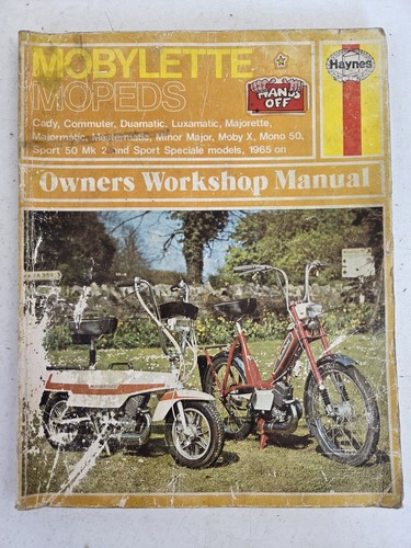 Mobylette mopeds haynes manual - mopeds,