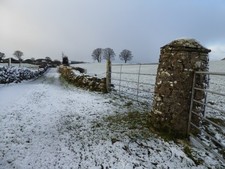 Photo 6x4 Round stone pillar