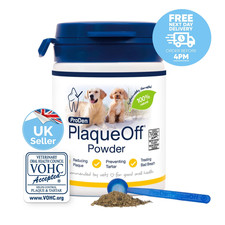 Dental PlaqueOff Powder Dogs