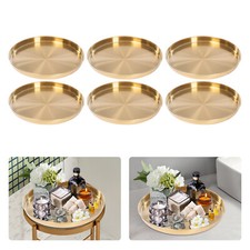 6 Pieces Round Serving Trays