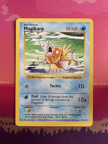 Pokemon card magikarp - card,