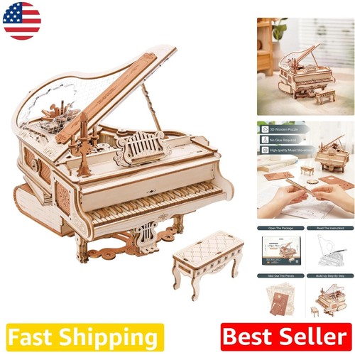 Adult wooden piano puzzle - wooden,