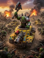 Ork Scrap Tank 3D Printed