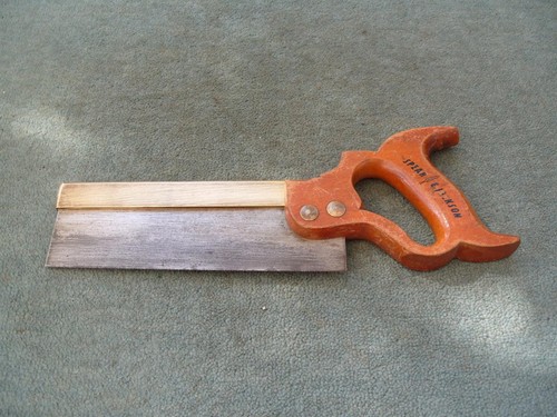 Brass backed dovetail saw - brass,