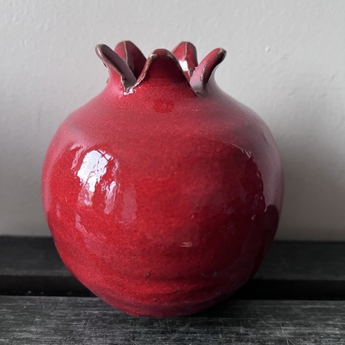Decorative red pomegranate - decorative,