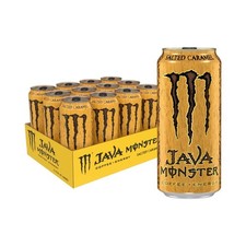 Monster Java Salted Caramel Coffee & Energy Drink Cans 444ml - Pack of 12
