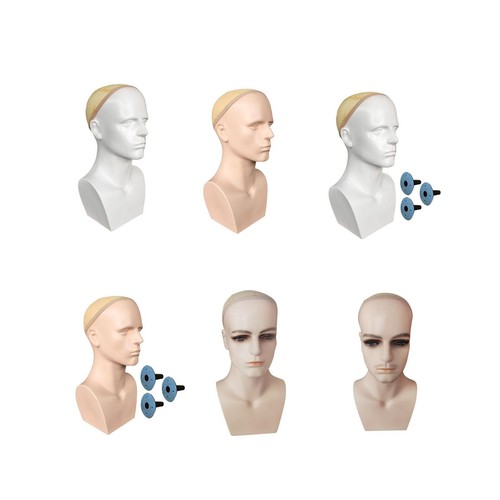 Male mannequin head with - head,