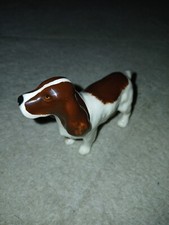 Beswick England Brown/White Cocker Spaniel Standing Approx. 3.5" Long