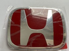 Fits Honda Civic Type R  EP3 2004-2006 Front Emblem Badge Red 123mm x 99mm