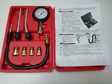 6 Piece Compression Test Tester Kit - Dual Calibrated Gauge