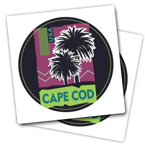 Vinyl stickers cape cod - cod, usa
