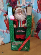 16" Holiday Figure Christmas Santa Musical Decoration Holiday Creations