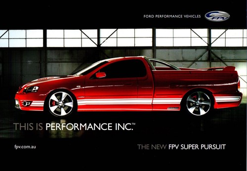 Ford fpv super pursuit falcon - ford,