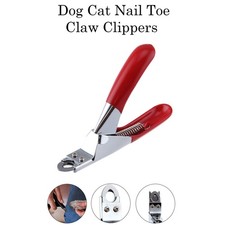 Red Pet Nail Clippers Dog Cat Rabbit Animal Claw Trimmer Grooming Small Large