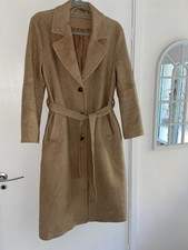 Other Stories Women's Camel Beige Alpaca Wool Light Soft Overcoat Size 12-14