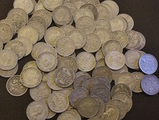 100 x Sixpence Coins Job Lot Bundle