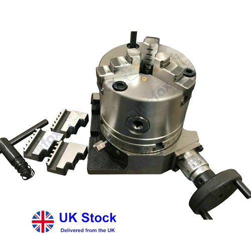 Rotary table 100mm with - 4"/100mm,