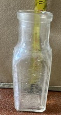Foster Clark LTD Maidstone Vintage Glass Eiffel Tower Lemonade Bottle c. 1950’s