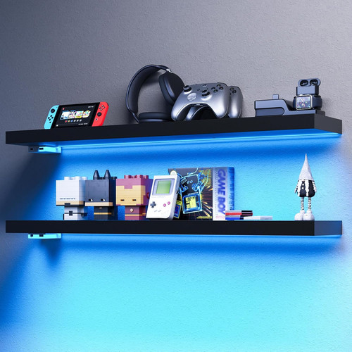 Floating shelves with - floating, led