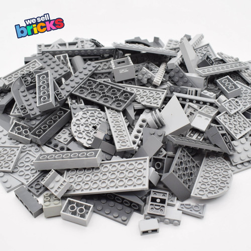 Lego grey 500g bricks - grey,