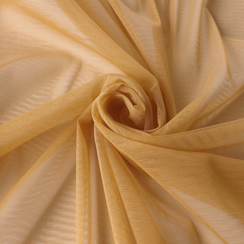Mustard yellow soft tulle - mustard,