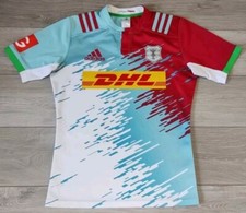 Harlequins Rugby 150th Anniversary Away Shirt 2016/2017 Adidas Jersey Medium Top