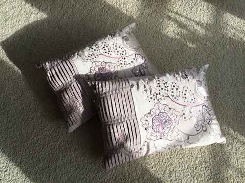 Two decorator cushions - cushions, with