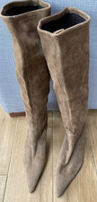 Peter Kaiser Light brown Suede Boots Knee High Pull on NEW without tags