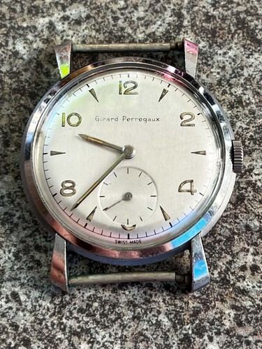 Vintage girard perregaux steel - girard,