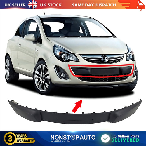 Front bumper moulding number - front,
